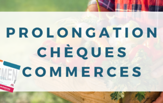 Prolongation chèques commerces