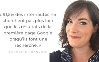 Caroline François rédactrice web