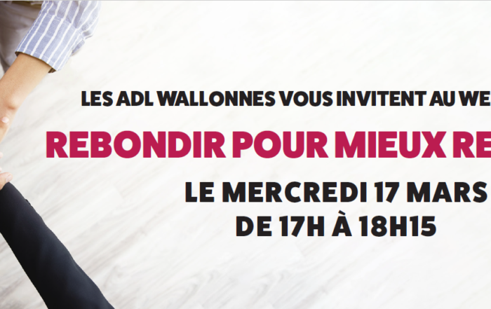 Rebondir pour mieux repartir webinaire